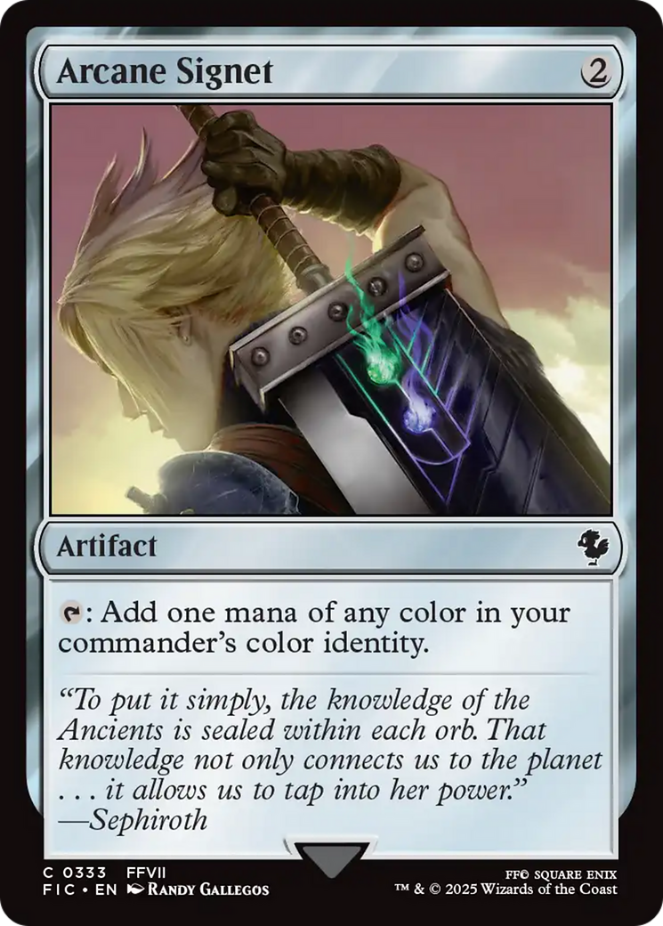 Arcane Signet (0333) [FINAL FANTASY Commander] | Jack's On Queen