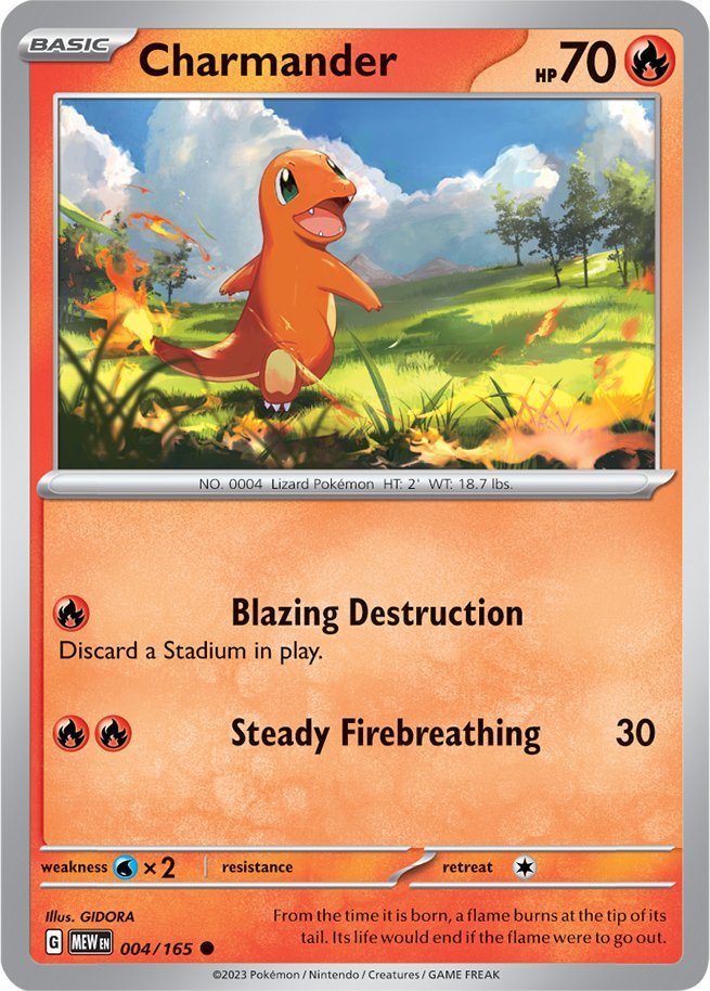 Charmander (004/165) [Scarlet & Violet: 151] | Jack's On Queen