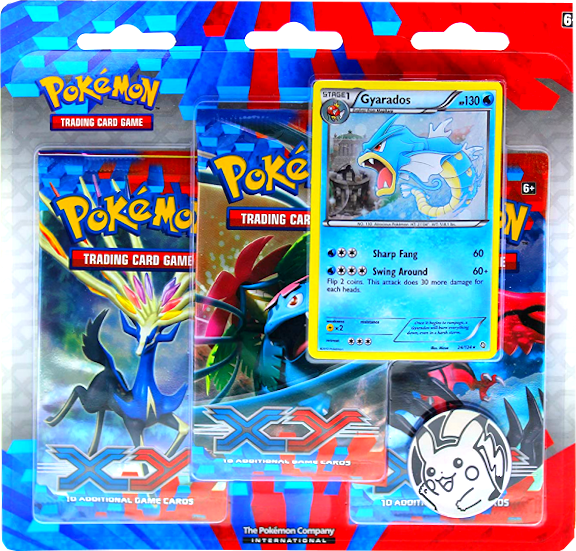 XY - 3-Pack Blister (Gyarados) (Promo Card Not Centered) | Jack's On Queen