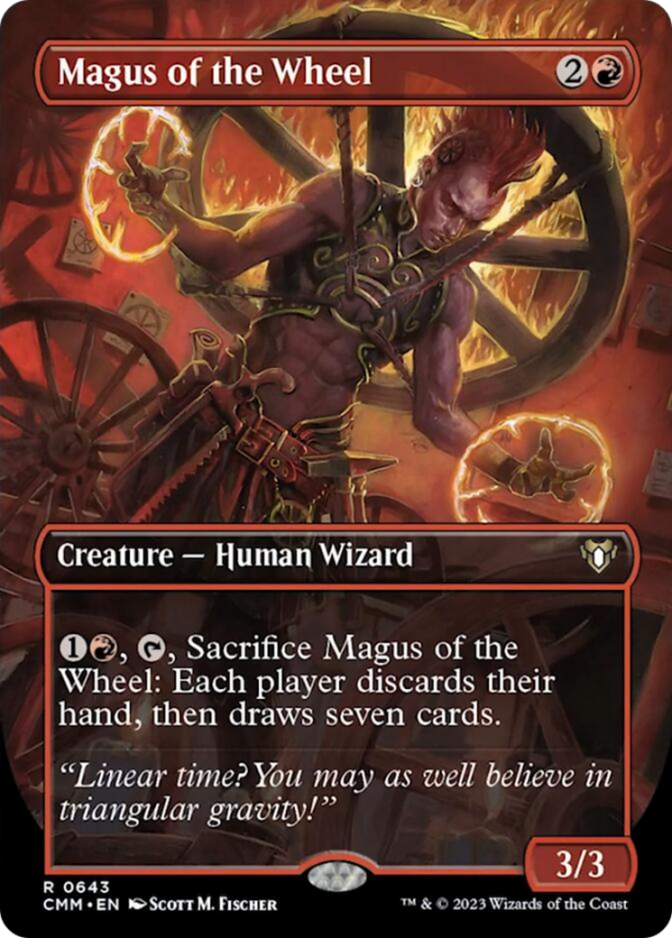 Magus of the Wheel (Borderless Alternate Art) [Commander Masters] | Jack's On Queen