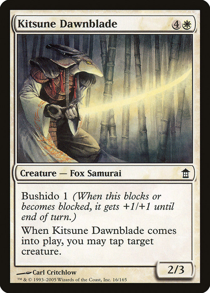 Kitsune Dawnblade [Saviors of Kamigawa] | Jack's On Queen