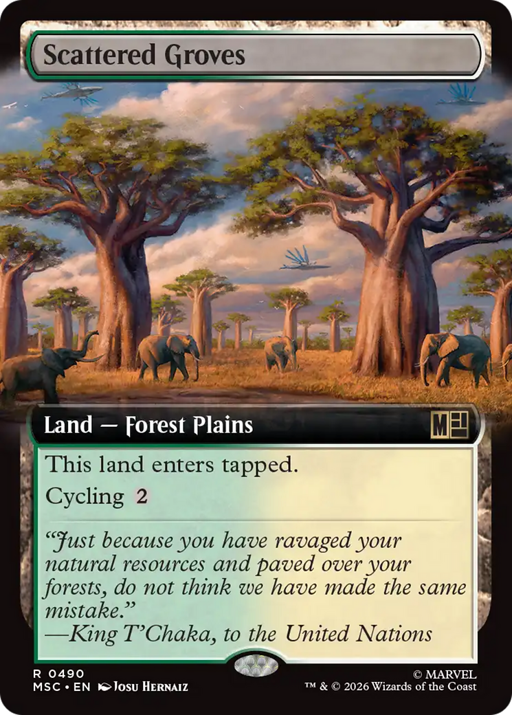 Scattered Groves (Extended Art) [Marvel Super Heroes Commander] | Jack's On Queen