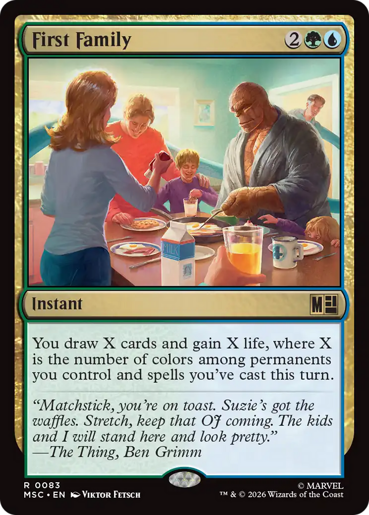 First Family (Surge Foil) [Marvel Super Heroes Commander] | Jack's On Queen