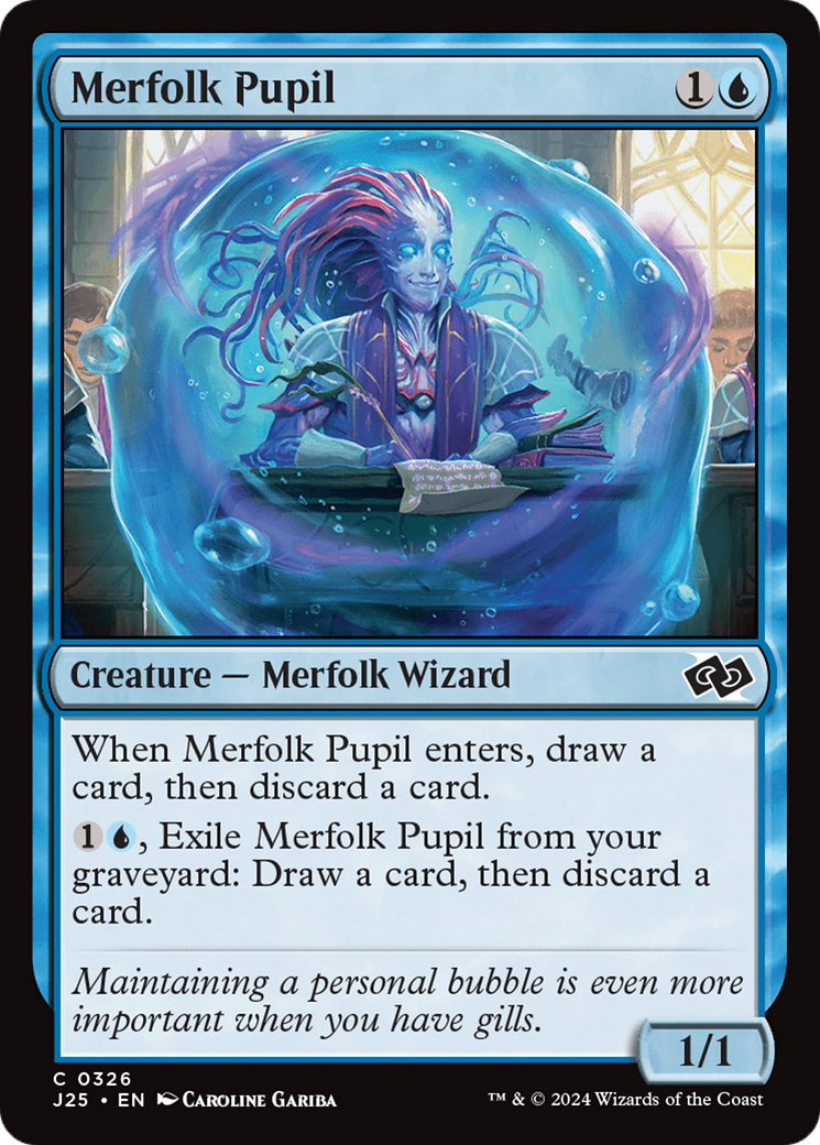 Merfolk Pupil [Foundations Jumpstart] | Jack's On Queen