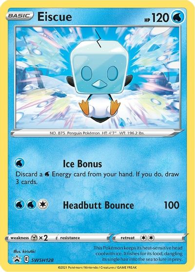 Eiscue (SWSH128) [Sword & Shield: Black Star Promos] | Jack's On Queen