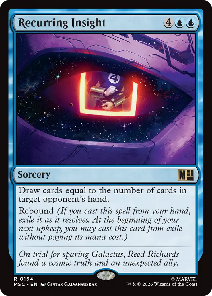 Recurring Insight (Surge Foil) [Marvel Super Heroes Commander] | Jack's On Queen