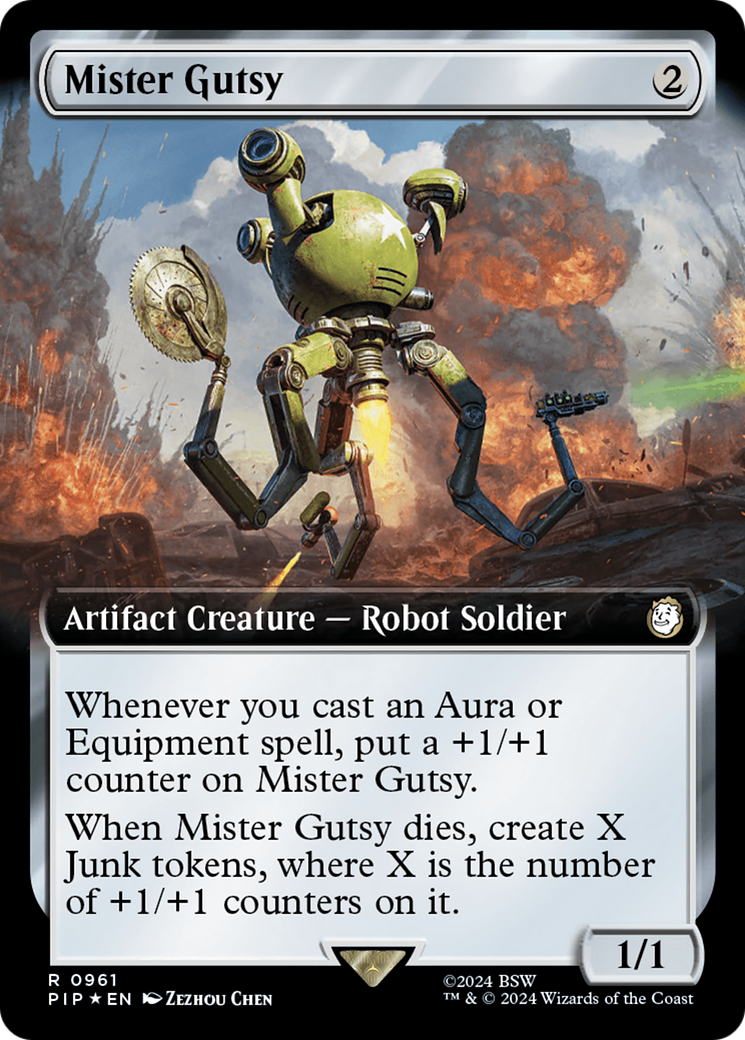 Mister Gutsy (Extended Art) (Surge Foil) [Fallout] | Jack's On Queen