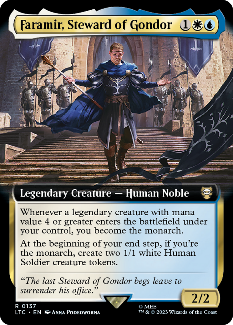 Faramir, Steward of Gondor (Extended Art) [The Lord of the Rings: Tales of Middle-Earth Commander] | Jack's On Queen