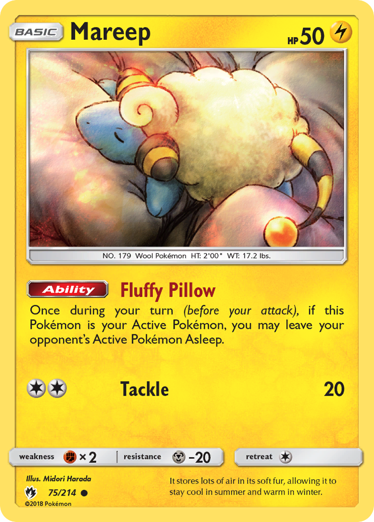 Mareep (75/214) [Sun & Moon: Lost Thunder] | Jack's On Queen