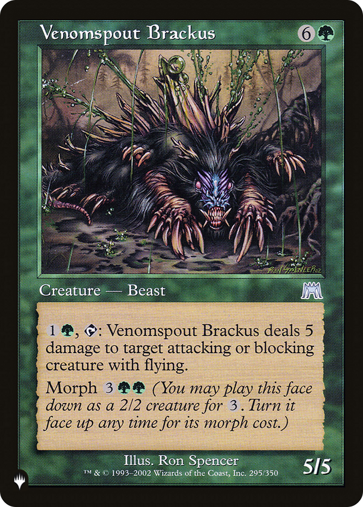 Venomspout Brackus [The List Reprints] | Jack's On Queen