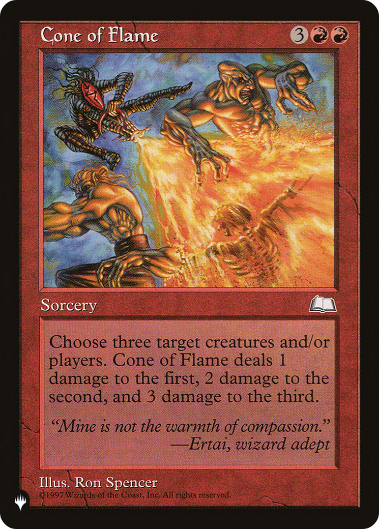 Cone of Flame [The List] | Jack's On Queen