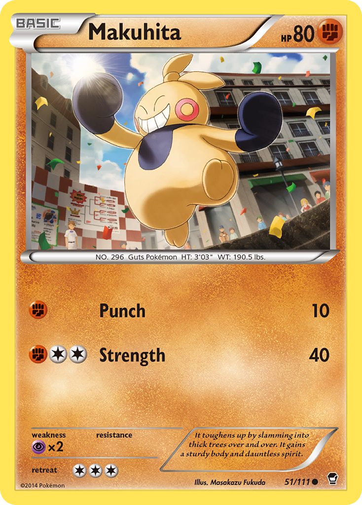 Makuhita (51/111) [XY: Furious Fists] | Jack's On Queen