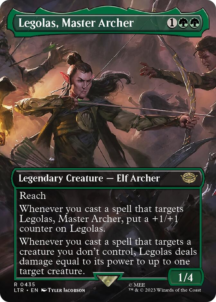 Legolas, Master Archer (Borderless Alternate Art) [The Lord of the Rings: Tales of Middle-Earth] | Jack's On Queen