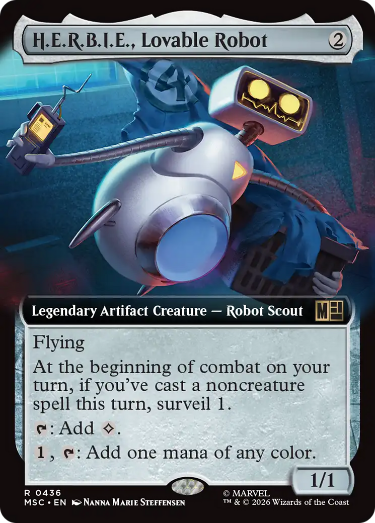 H.E.R.B.I.E., Lovable Robot (Extended Art) [Marvel Super Heroes Commander] | Jack's On Queen