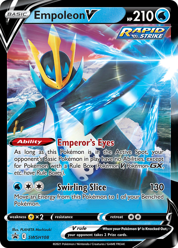Empoleon V (SWSH108) [Sword & Shield: Black Star Promos] | Jack's On Queen