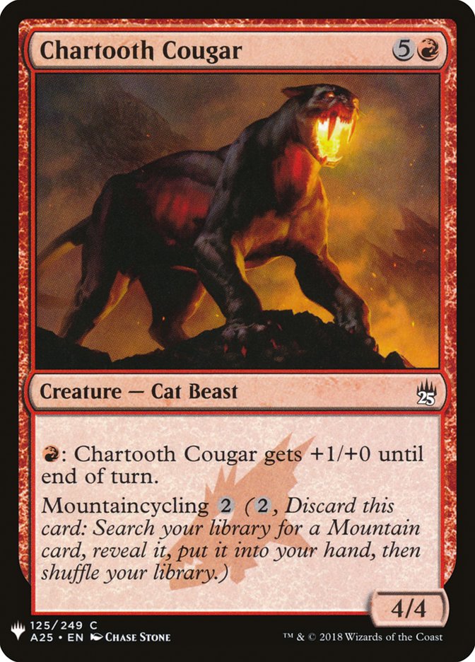 Chartooth Cougar [Mystery Booster] | Jack's On Queen