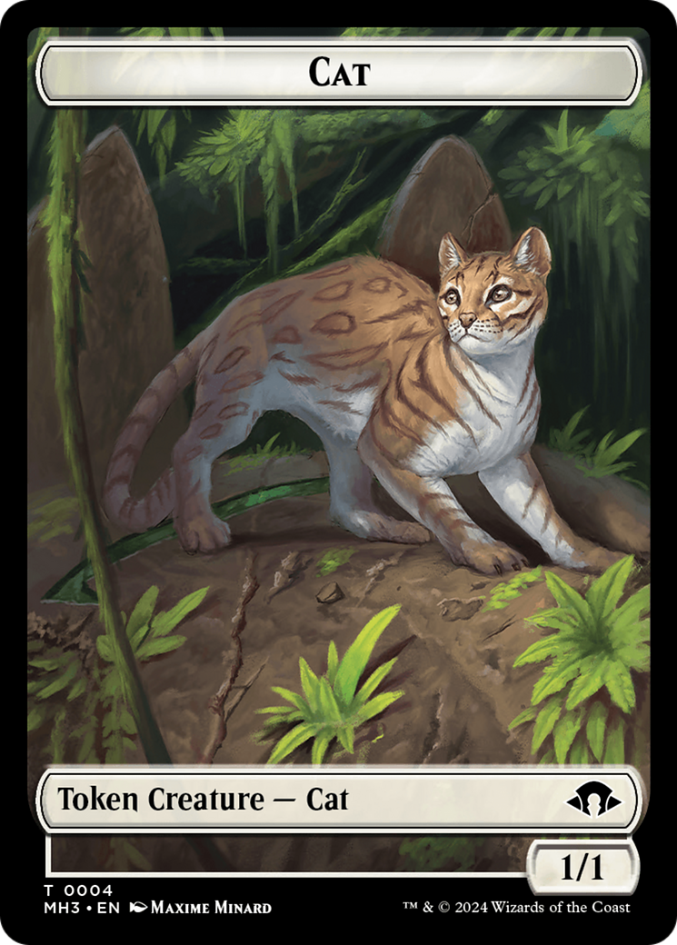 Cat // Energy Reserve Double-Sided Token [Modern Horizons 3 Tokens] | Jack's On Queen