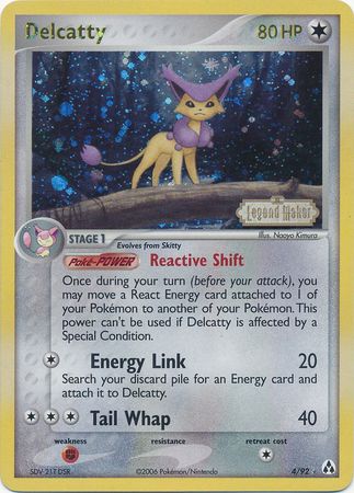Delcatty (4/92) (Stamped) [EX: Legend Maker] | Jack's On Queen