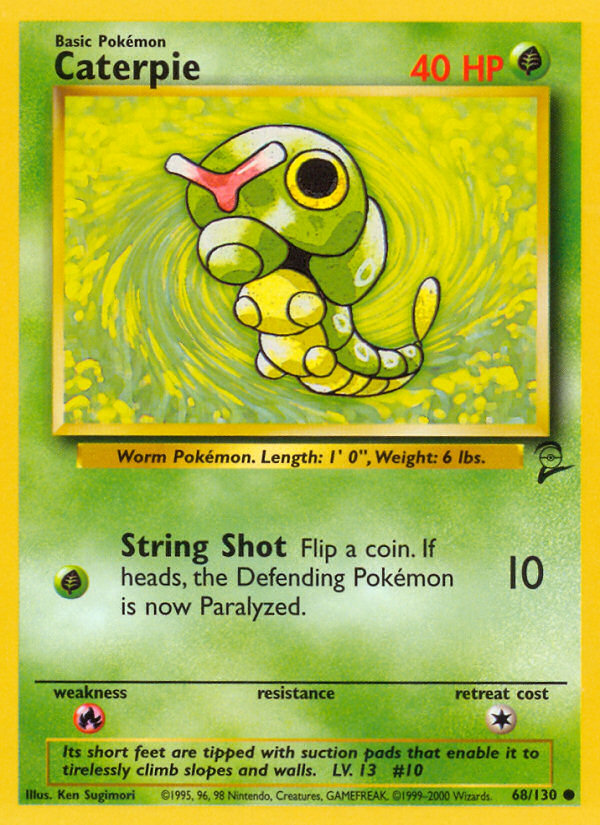 Caterpie (68/130) [Base Set 2] | Jack's On Queen