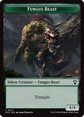 Goat // Fungus Beast Double-Sided Token [Secrets of Strixhaven Commander Tokens] | Jack's On Queen
