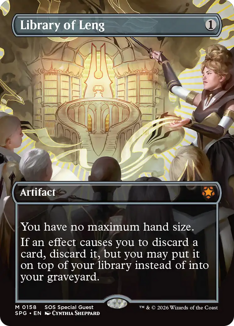 Library of Leng (Borderless) [Secrets of Strixhaven Special Guests] | Jack's On Queen