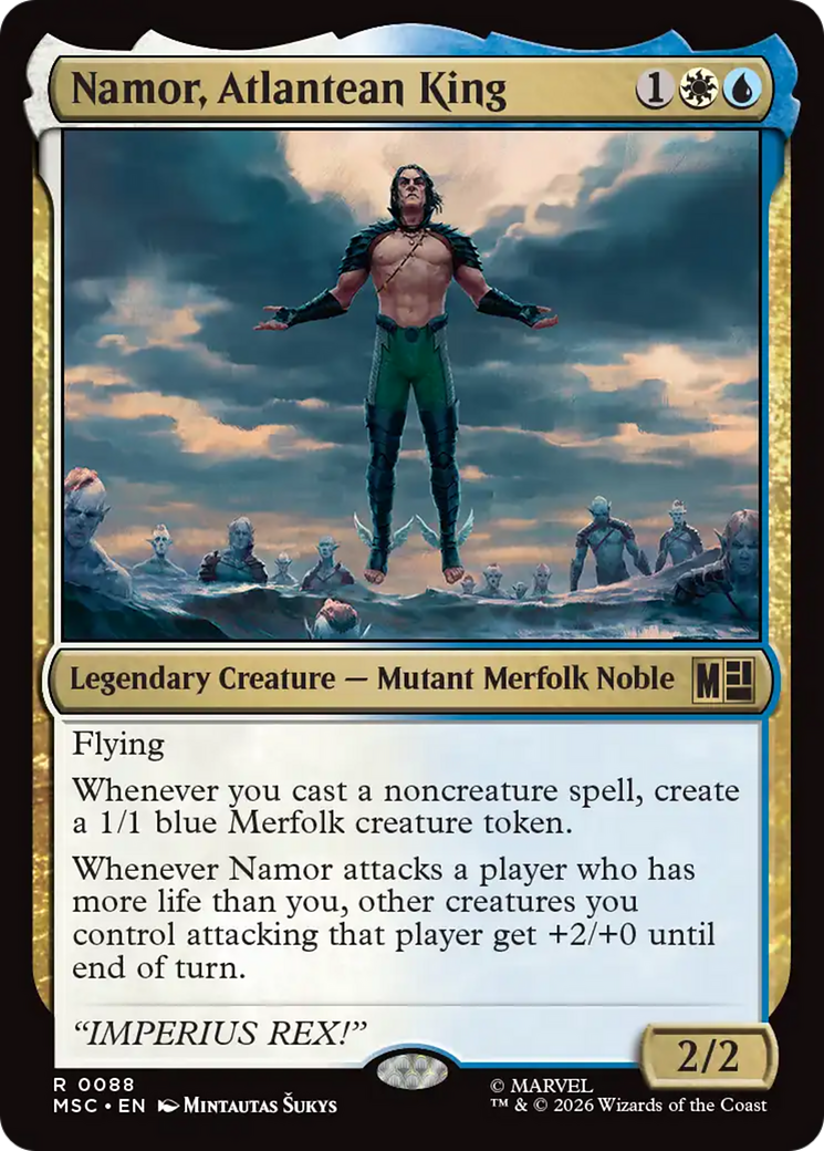 Namor, Atlantean King (Surge Foil) [Marvel Super Heroes Commander] | Jack's On Queen