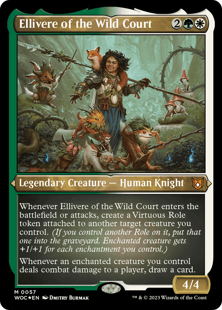 Ellivere of the Wild Court (Display Commander) [Wilds of Eldraine Commander] | Jack's On Queen