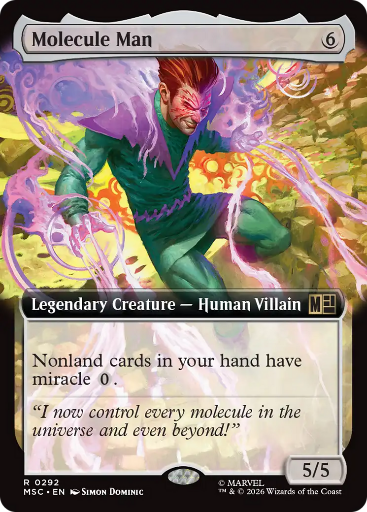 Molecule Man (Extended Art) [Marvel Super Heroes Commander] | Jack's On Queen