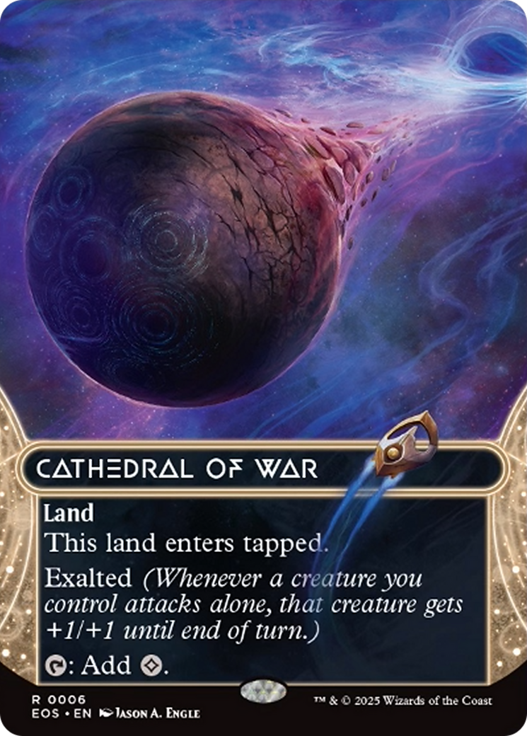 Cathedral of War (0006) (Borderless) [Edge of Eternities: Stellar Sights] | Jack's On Queen