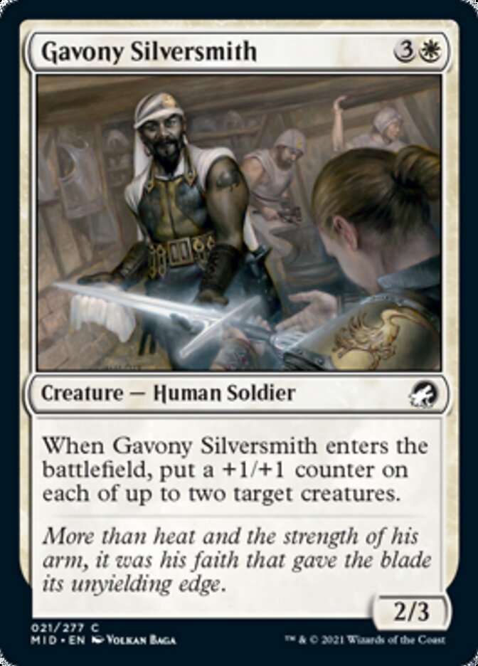 Gavony Silversmith [Innistrad: Midnight Hunt] | Jack's On Queen