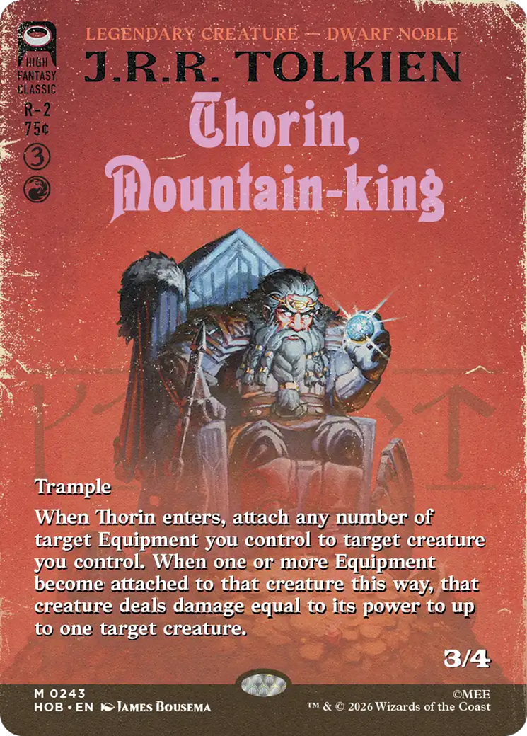 Thorin, Mountain-king (Borderless) [The Hobbit] | Jack's On Queen