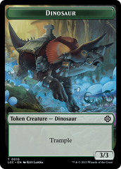 City's Blessing // Dinosaur Double-Sided Token [The Lost Caverns of Ixalan Commander Tokens] | Jack's On Queen