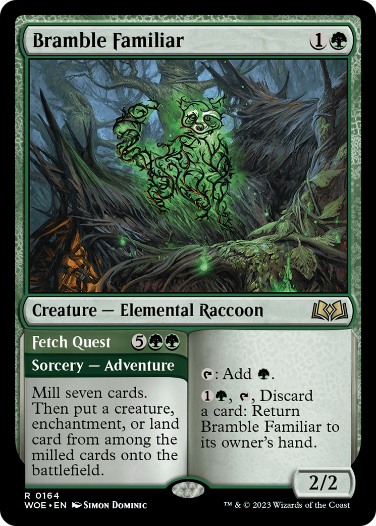 Bramble Familiar // Fetch Quest [Wilds of Eldraine] | Jack's On Queen