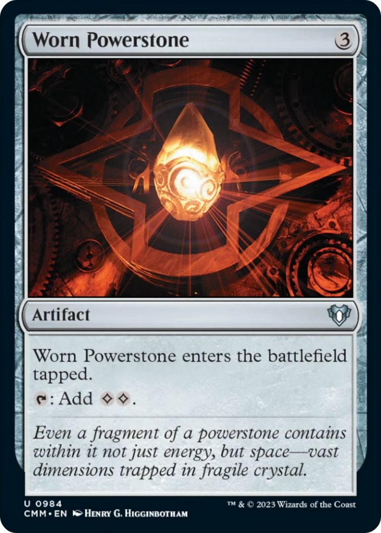 Worn Powerstone [Commander Masters] | Jack's On Queen