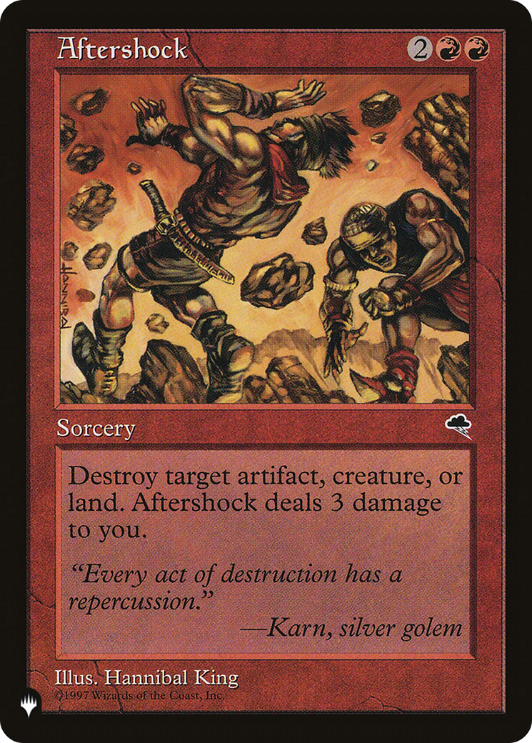 Aftershock [The List Reprints] | Jack's On Queen