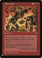 Aftershock [The List Reprints] | Jack's On Queen