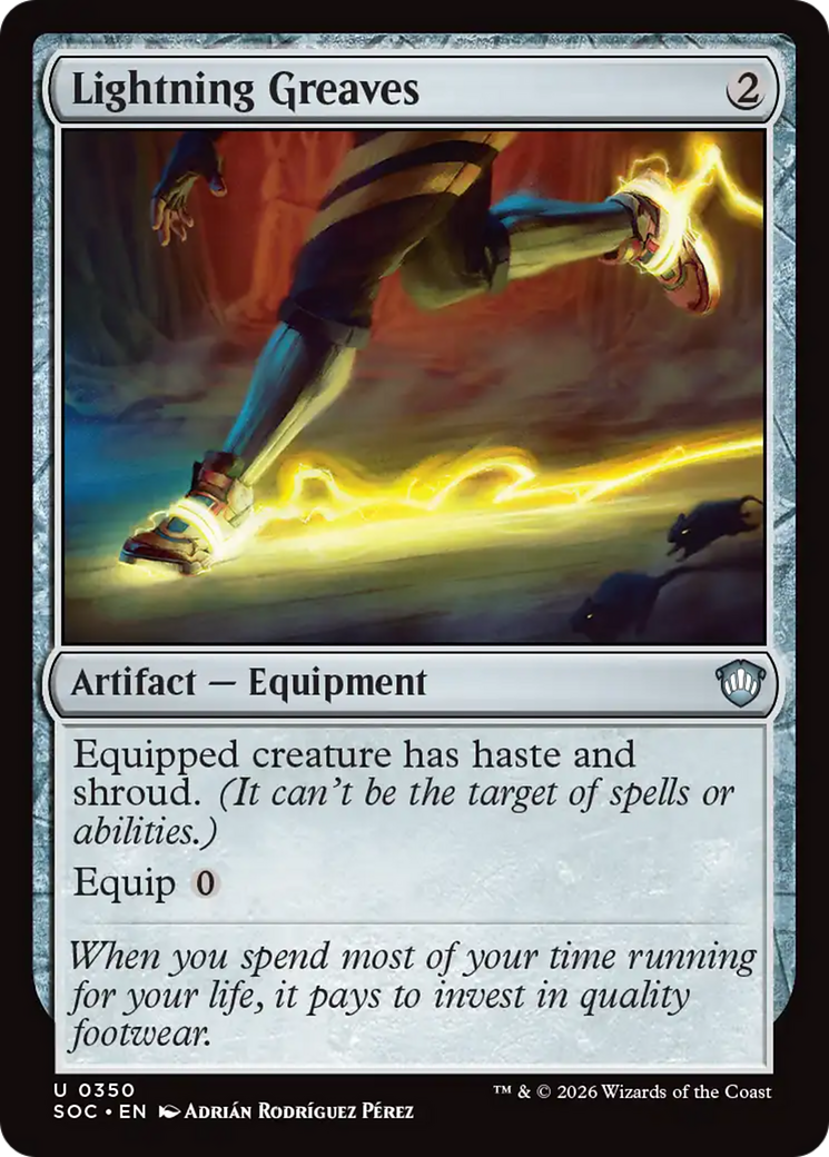 Lightning Greaves [Secrets of Strixhaven Commander] | Jack's On Queen
