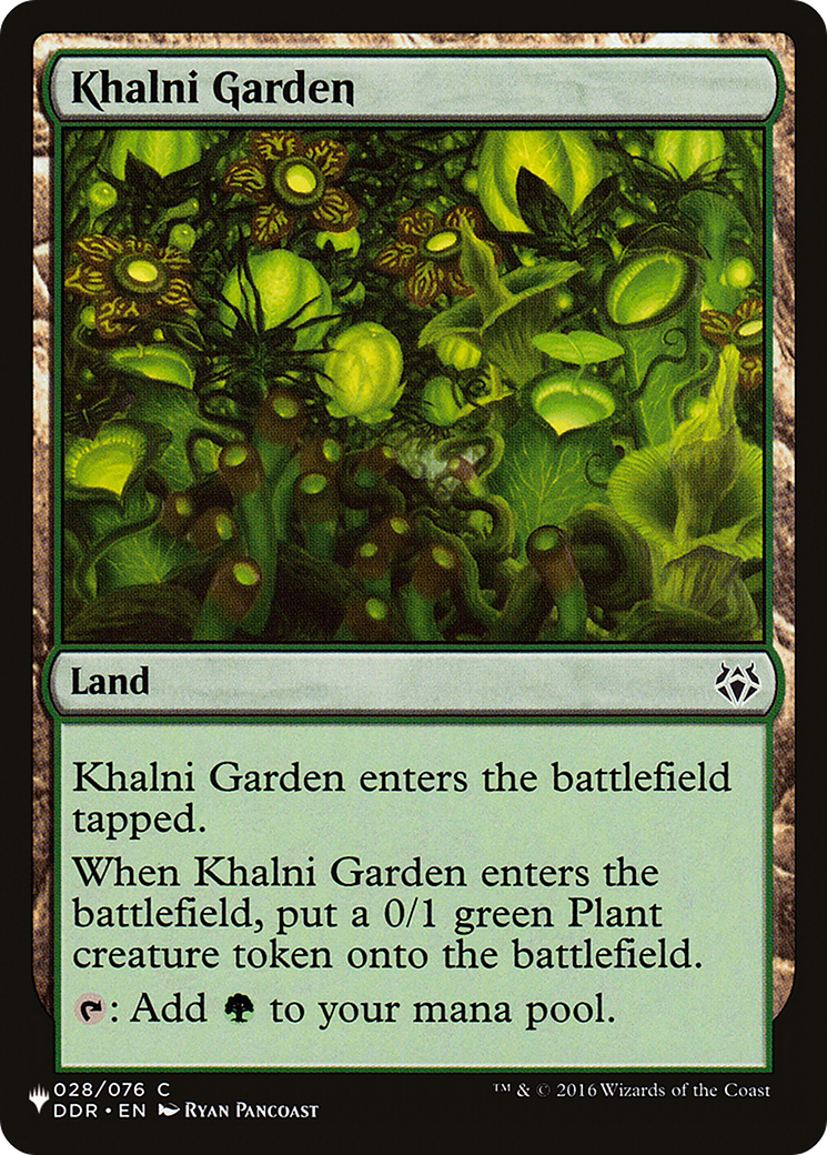 Khalni Garden [The List Reprints] | Jack's On Queen