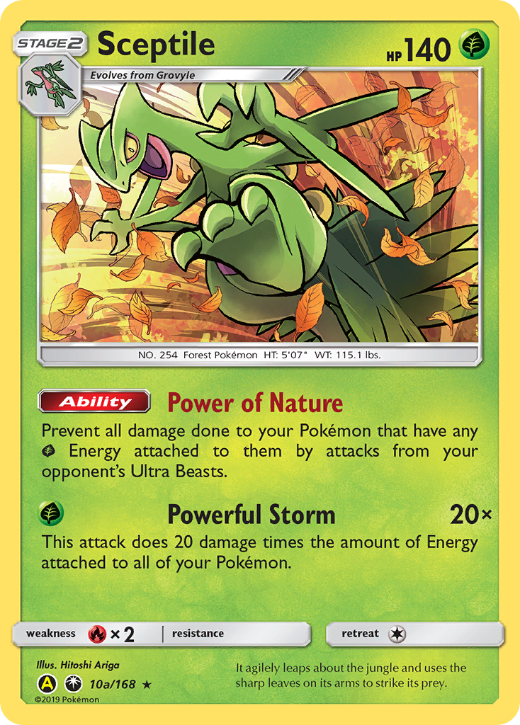 Sceptile (10a/168) [Alternate Art Promos] | Jack's On Queen