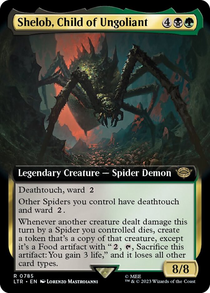 Shelob, Child of Ungoliant (Extended Art) (Surge Foil) [The Lord of the Rings: Tales of Middle-Earth] | Jack's On Queen