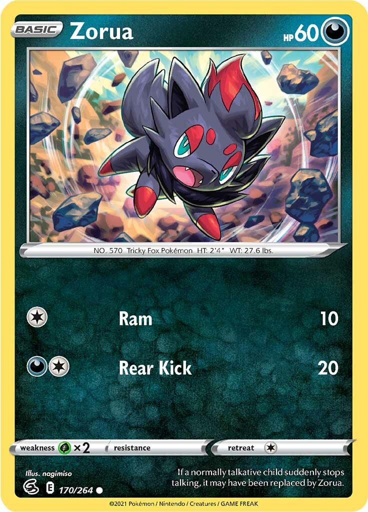 Zorua (170/264) [Sword & Shield: Fusion Strike] | Jack's On Queen