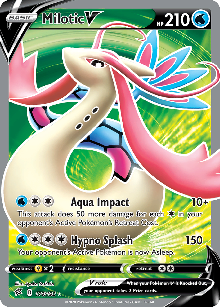 Milotic V (179/192) [Sword & Shield: Rebel Clash] | Jack's On Queen
