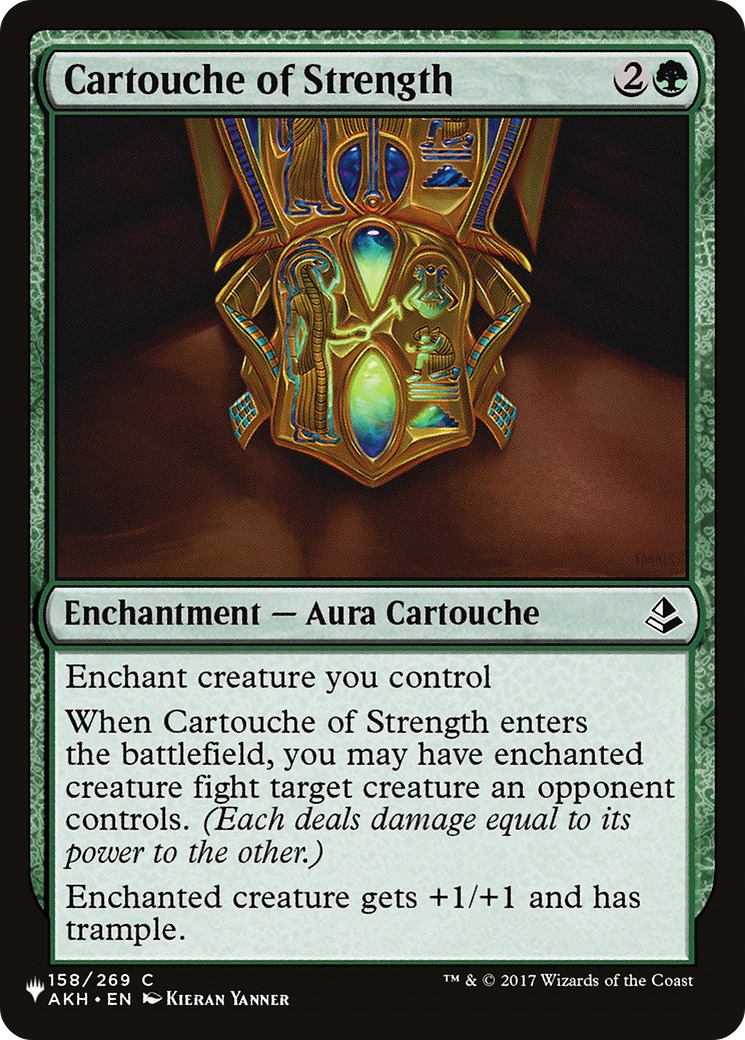 Cartouche of Strength [The List] | Jack's On Queen