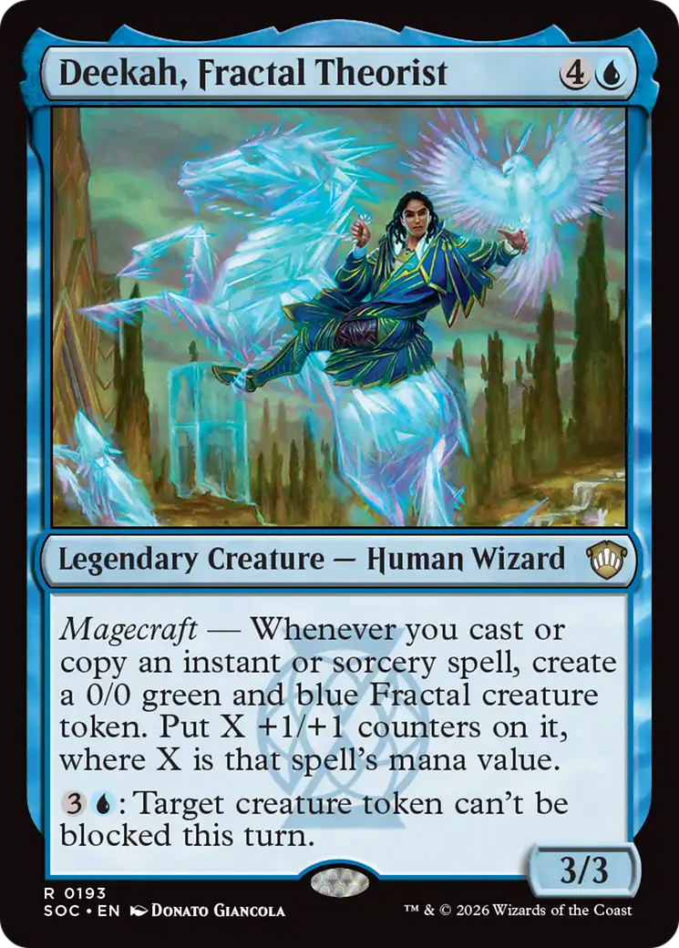 Deekah, Fractal Theorist [Secrets of Strixhaven Commander] | Jack's On Queen