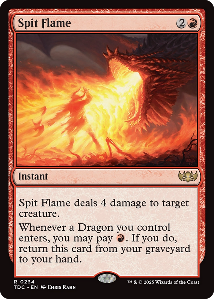 Spit Flame [Tarkir: Dragonstorm Commander] | Jack's On Queen