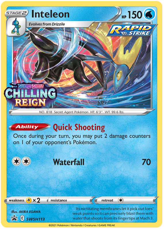 Inteleon (SWSH113) [Sword & Shield: Black Star Promos] | Jack's On Queen