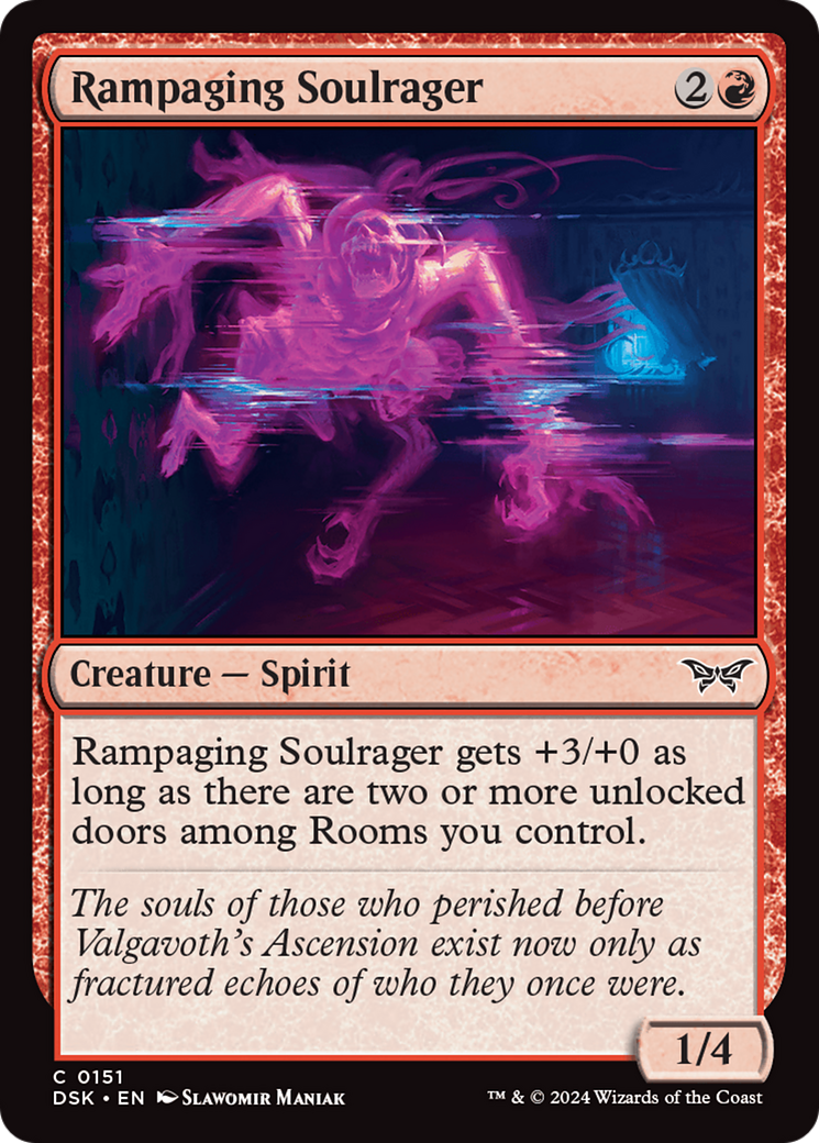 Rampaging Soulrager [Duskmourn: House of Horror] | Jack's On Queen