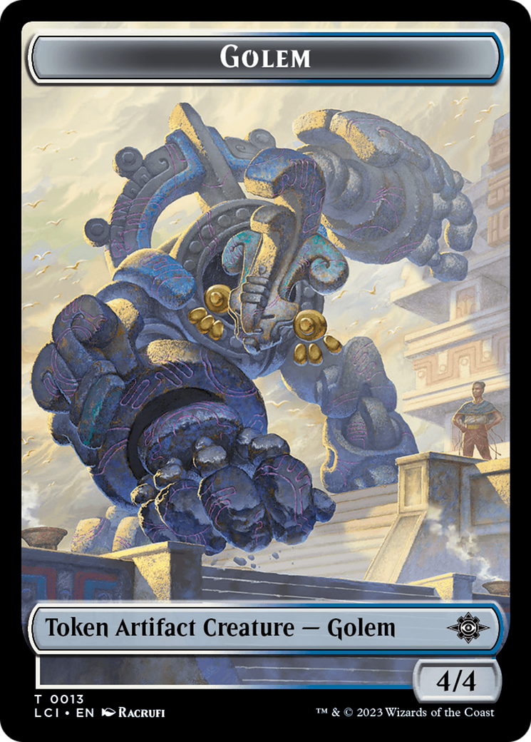 Golem Token [The Lost Caverns of Ixalan Tokens] | Jack's On Queen
