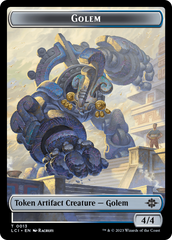 Map // Golem Double-Sided Token [The Lost Caverns of Ixalan Tokens] | Jack's On Queen