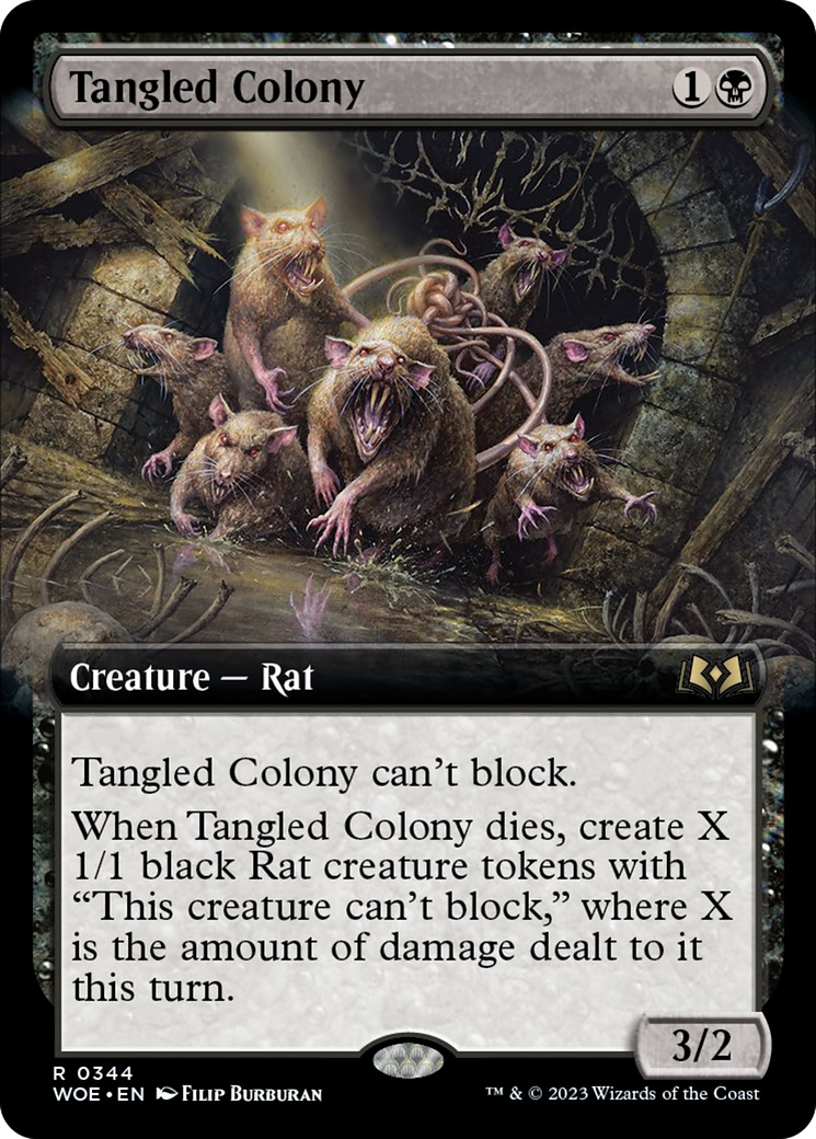 Tangled Colony (Extended Art) [Wilds of Eldraine] | Jack's On Queen